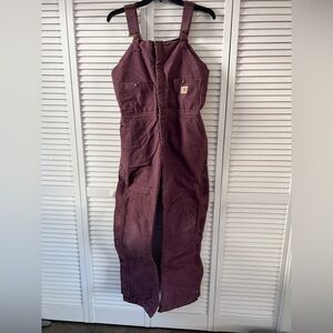 CARHARTT WOMEN'S INSULATED BIB OVERALLS - LOOSE FIT